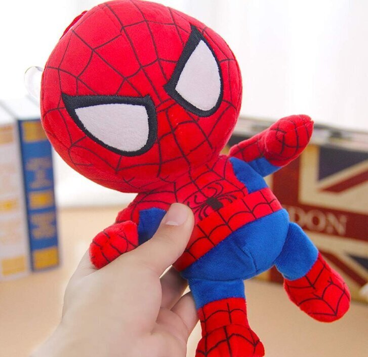 HappyJoe Superkangelane pluusi mänguasi, Spiderman, 27cm цена и информация | Pehmed mänguasjad | kaup24.ee