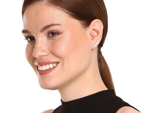 Hõbedased kõrvarõngad naistele JwL Luxury Pearls JL0741 sJL0741 hind ja info | Kõrvarõngad | kaup24.ee