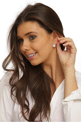 Hõbedased kõrvarõngad naistele JwL Luxury Pearls JL0718 sJL0718 hind ja info | Kõrvarõngad | kaup24.ee