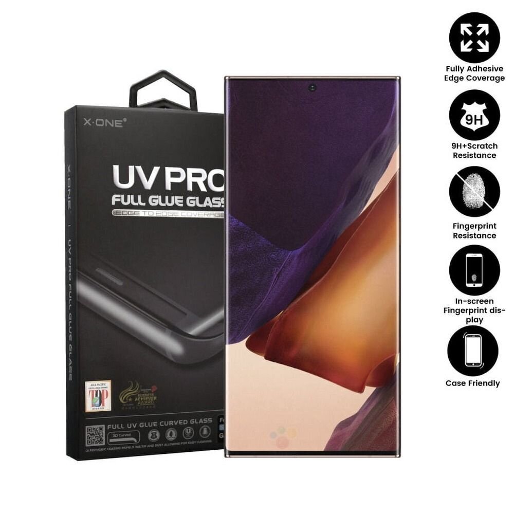 UV Pro Tempered Glass X-One Samsung Galaxy S20 Plus hind ja info | Ekraani kaitsekiled | kaup24.ee