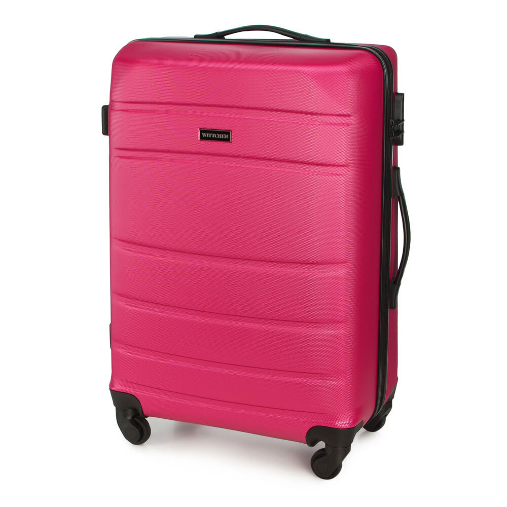 Keskmine kohver Wittchen, M, roosa hind ja info | Kohvrid, reisikotid | kaup24.ee