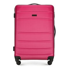 Средний чемодан Wittchen 65 л, M, розовый цена и информация | Чемоданы, дорожные сумки | kaup24.ee