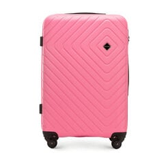 Средний чемодан Wittchen 65 л, M, розовый цена и информация | Чемоданы, дорожные сумки | kaup24.ee