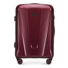Средний чемодан Wittchen 65Л, M, бордовый цена и информация | Чемоданы, дорожные сумки | kaup24.ee