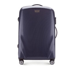 Средний чемодан Wittchen 70 л, M, тёмно-синий цена и информация | Чемоданы, дорожные сумки | kaup24.ee