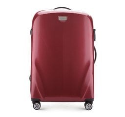 Средний чемодан Wittchen 65Л, M, бордовый цена и информация | Чемоданы, дорожные сумки | kaup24.ee