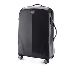 Средний чемодан Wittchen, M, чёрный цена и информация | Чемоданы, дорожные сумки | kaup24.ee