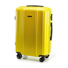 Средний чемодан Wittchen 65Л, M, жёлтый цена и информация | Чемоданы, дорожные сумки | kaup24.ee