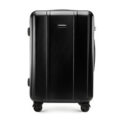 Средний чемодан Wittchen 62л, M, чёрный цена и информация | Чемоданы, дорожные сумки | kaup24.ee