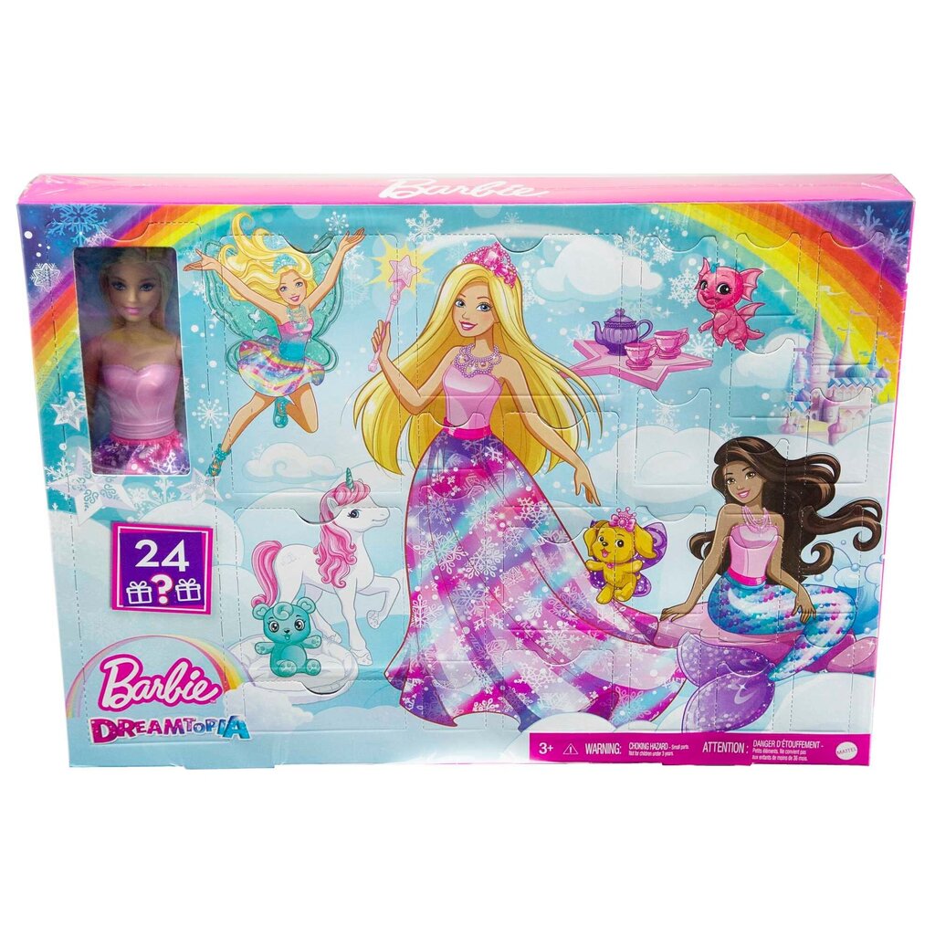 Barbie Dreamtopia advendikalender Fantasy Land HGM66 hind ja info | Tüdrukute mänguasjad | kaup24.ee