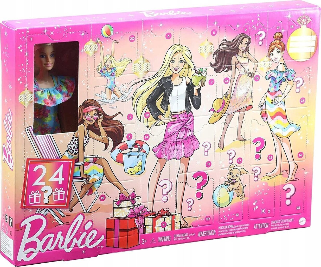 Barbie advendikalender hind ja info | Tüdrukute mänguasjad | kaup24.ee