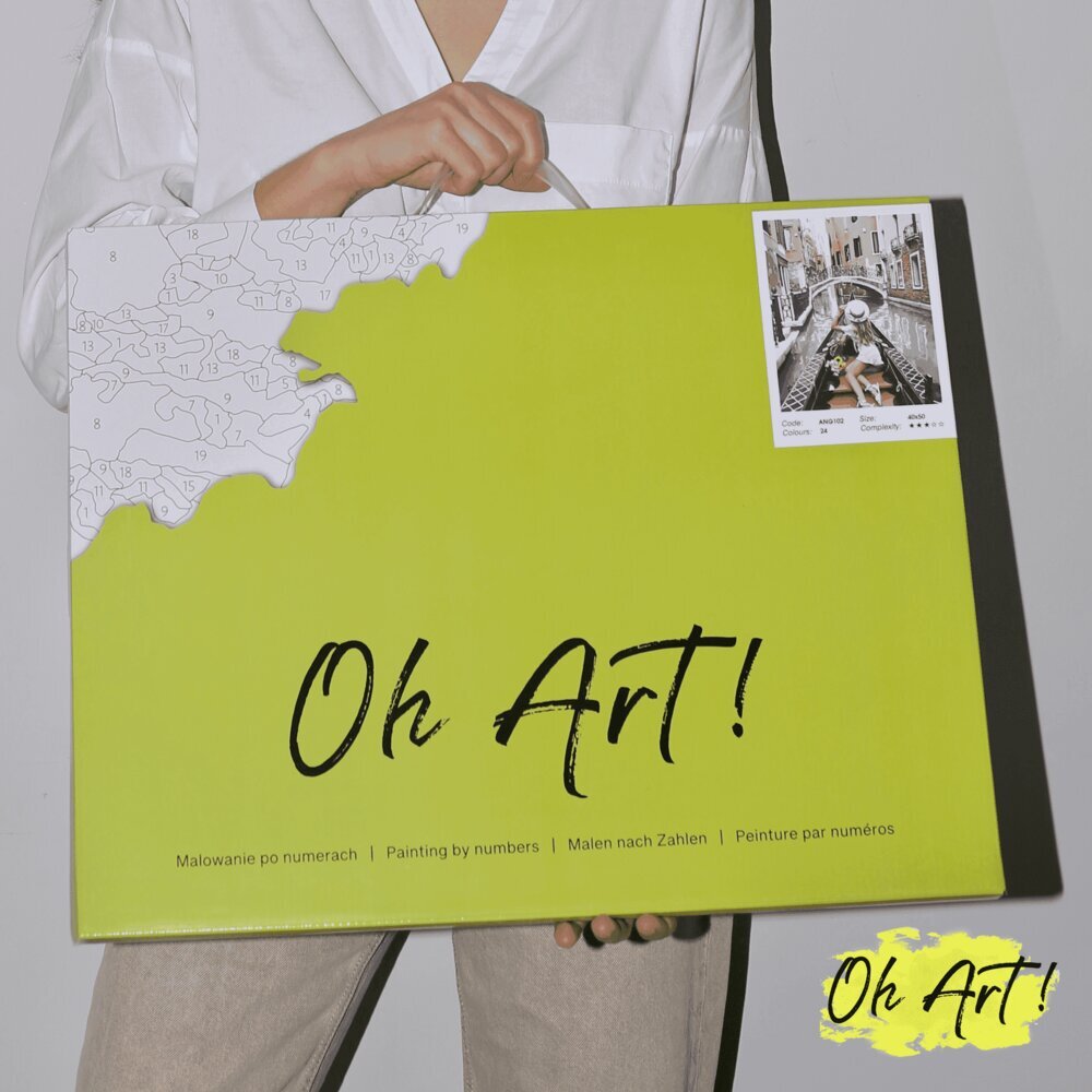 Värvi numbri järgi Raamis Oh Art! 40x50 cm hind ja info | Maalid numbri järgi | kaup24.ee