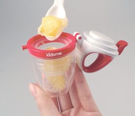KidsMe обучающее устройство для кормления ребенка Food Feeder Plus Aquamarine, 6 мес+ цена и информация | Детский набор посуды | kaup24.ee