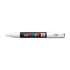Marker UNI Posca PC-1M, valge (1) hind ja info | Kirjutusvahendid | kaup24.ee