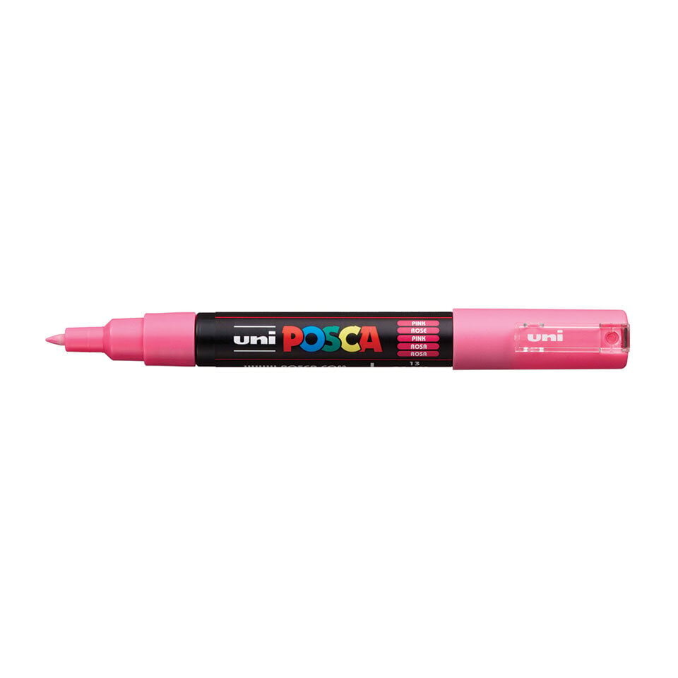 Marker UNI Posca PC-1M, roosa (13) hind ja info | Kirjutusvahendid | kaup24.ee