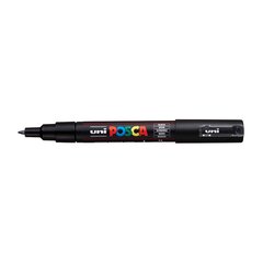 Marker UNI Posca PC-1M, must (24) цена и информация | Письменные принадлежности | kaup24.ee