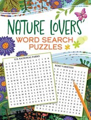 Nature Lovers' Word Search Puzzles цена и информация | Книги о питании и здоровом образе жизни | kaup24.ee