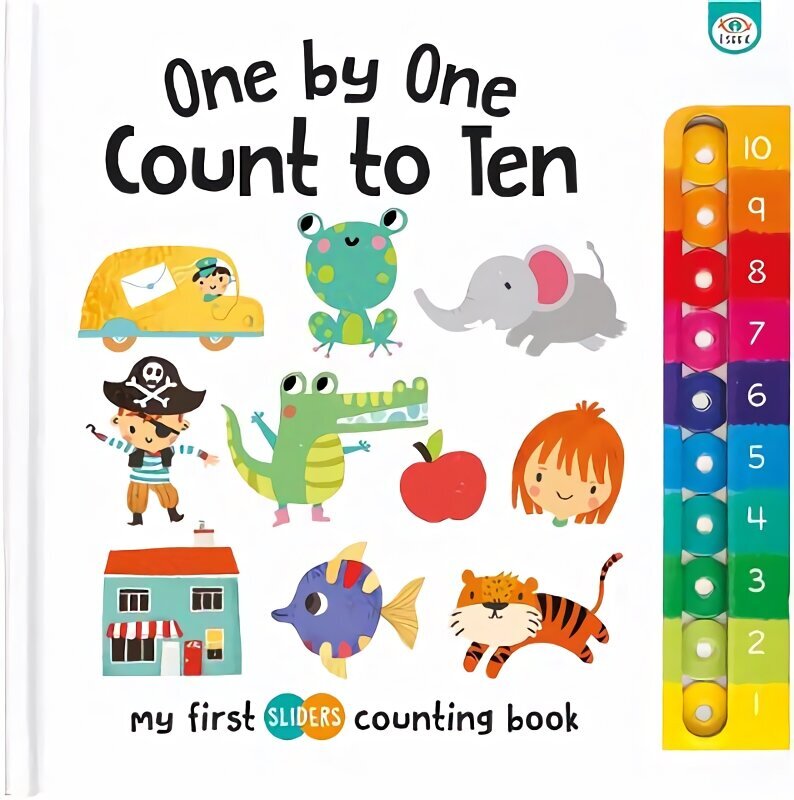 Sliders: One by One Count to 10 hind ja info | Väikelaste raamatud | kaup24.ee