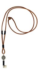 Шнурок с подвеской, кожаный (RA2P2B) цена и информация | Украшение на шею | kaup24.ee