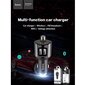 FM-saatja / modulaator Hoco E19 Bluetooth FM transmitter 2 x USB 2.4 A metallhall hind ja info | FM modulaatorid, FM trasmitterid | kaup24.ee