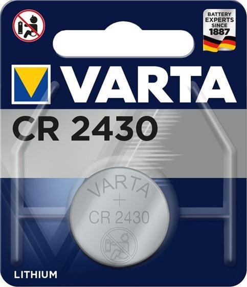 Patarei Varta Electronics CR2430, 1 tk цена и информация | Patareid | kaup24.ee