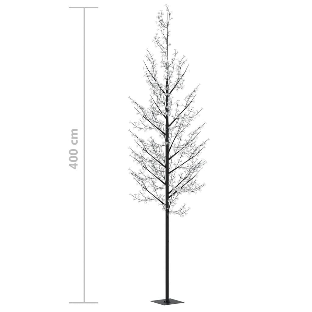 Jõulupuu 1200 LEDi, kirsiõied 400 cm hind ja info | Jõulukaunistused | kaup24.ee