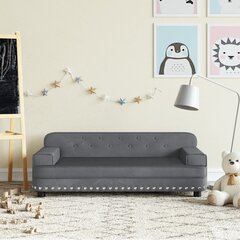 Детская мебель - светло-серый диван цена и информация | Детские диваны, кресла | kaup24.ee