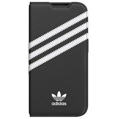 Adidas OR Booklet Case PU iPhone 14 Pro black|white 50196 цена и информация | Чехлы для телефонов | kaup24.ee