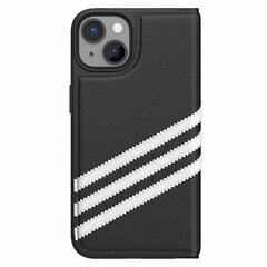 Adidas OR Booklet Case PU iPhone 14 6.1" black|black white 50195 цена и информация | Чехлы для телефонов | kaup24.ee