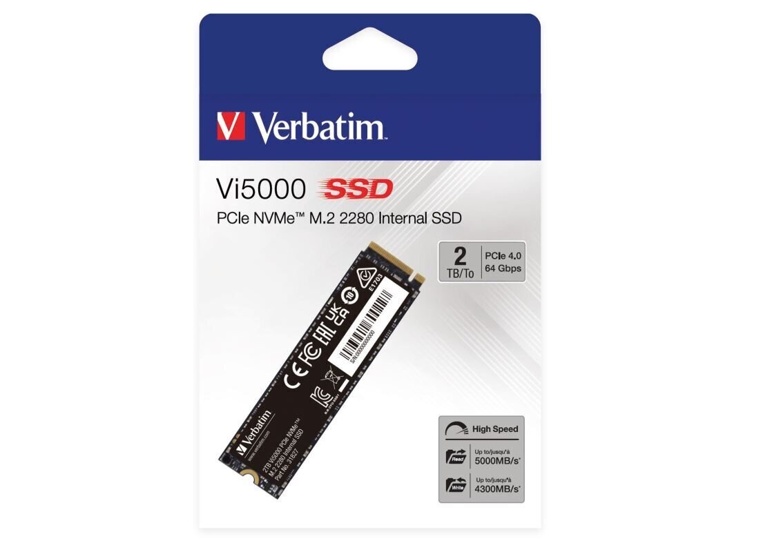 Verbatim Vi5000 hind ja info | Sisemised kõvakettad (HDD, SSD, Hybrid) | kaup24.ee