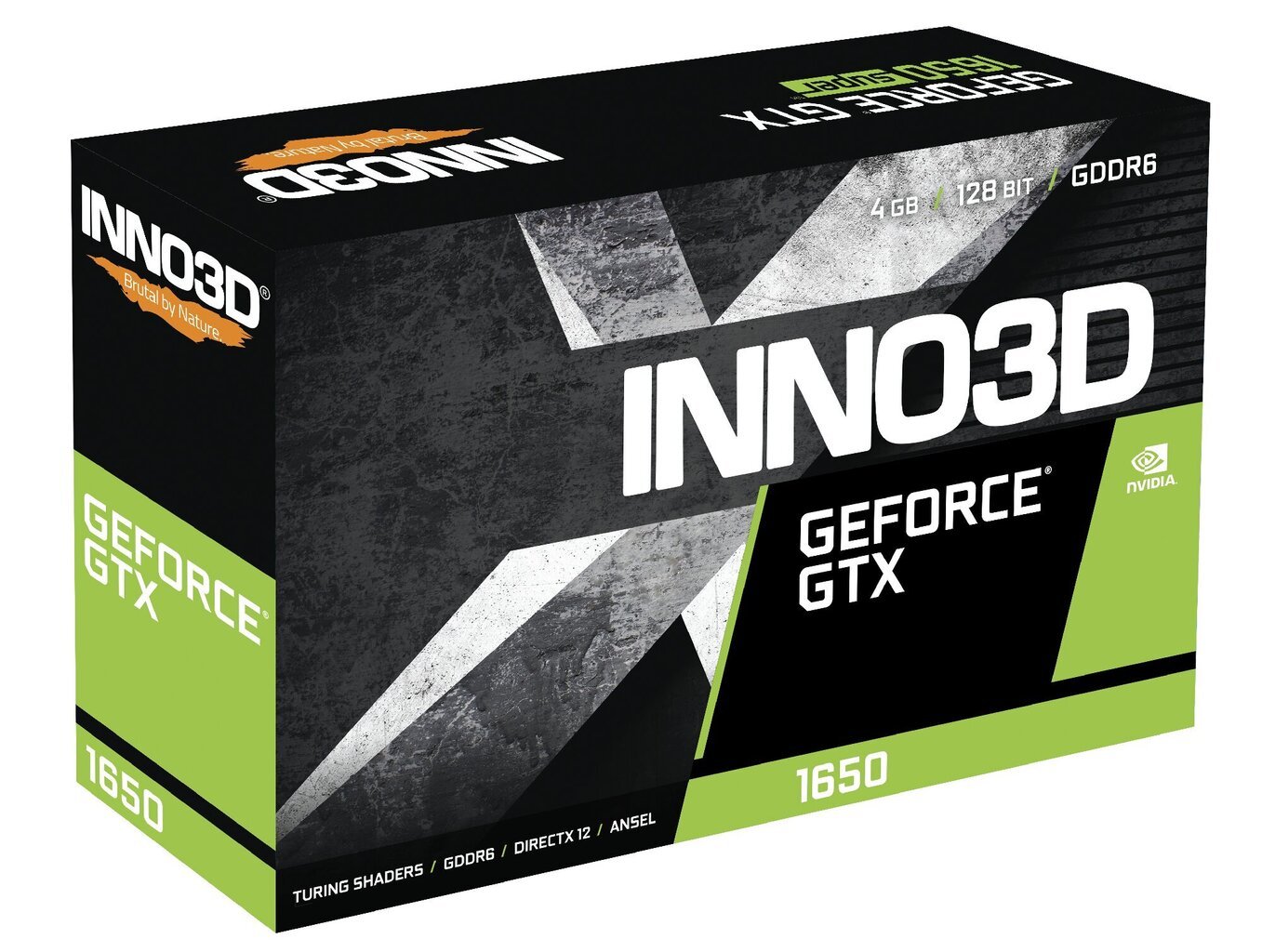 Inno3D GeForce GTX 1650 Twin X2 OC V3 (N16502-04D6X-171330N) цена и информация | Videokaardid (GPU) | kaup24.ee
