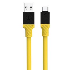 Tactical Fat Man Cable USB-A|USB-C 1m Yellow цена и информация | Кабели и провода | kaup24.ee