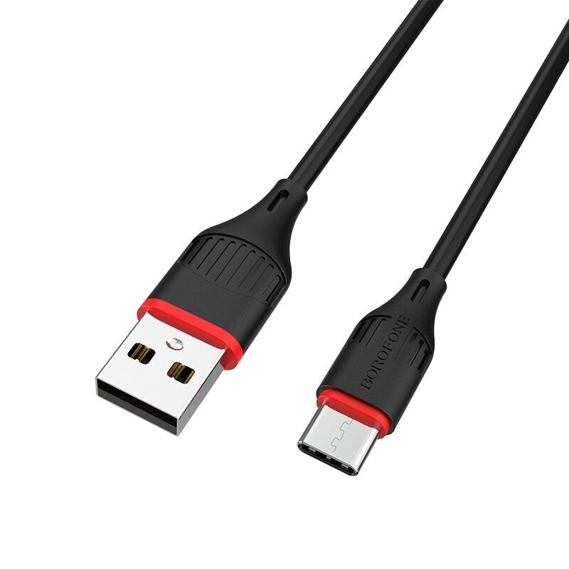 Borofone, USB-A/USB-C, 1 m hind ja info | Kaablid ja juhtmed | kaup24.ee