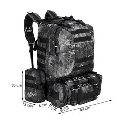 Рюкзак CS0064, 50 л, серый  цена и информация | Рюкзаки и сумки | kaup24.ee
