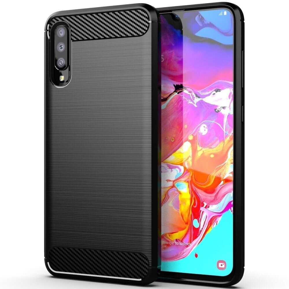 Forcell Carbon Samsung Galaxy A70 / A70s hind ja info | Telefoni kaaned, ümbrised | kaup24.ee