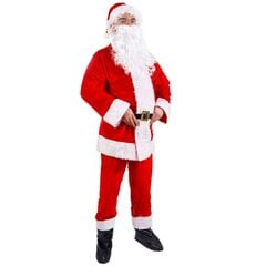 Костюм Деда Мороза Premium CA1038 , 9 частей цена и информация | Карнавальные костюмы | kaup24.ee