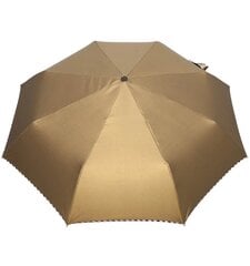Automaatne naiste vihmavari Parasol, kuldne metallist цена и информация | Женские зонты | kaup24.ee