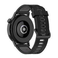 Techsuit Watchband Black hind ja info | Nutikellade ja nutivõrude tarvikud | kaup24.ee