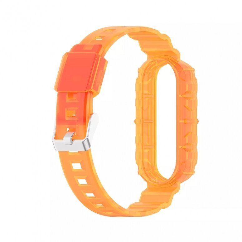 Techsuit Watchband Orange цена и информация | Nutikellade ja nutivõrude tarvikud | kaup24.ee