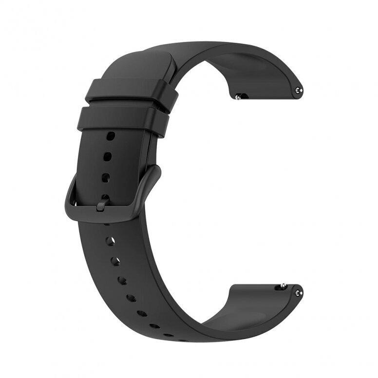 Techsuit Watchband Black цена и информация | Nutikellade ja nutivõrude tarvikud | kaup24.ee
