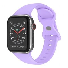 Браслет Techsuit Watchband Apple Watch 1 / 2 / 3 / 4 / 5 / 6 / 7 / 8 / SE / Ultra (42 / 44 / 45 / 49 mm) фиолетовый цена и информация | Аксессуары для смарт-часов и браслетов | kaup24.ee