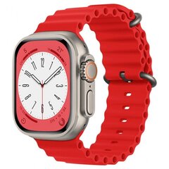 Techsuit Watchband Red hind ja info | Nutikellade ja nutivõrude tarvikud | kaup24.ee