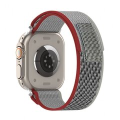 Techsuit Watchband Red/Gray hind ja info | Nutikellade ja nutivõrude tarvikud | kaup24.ee