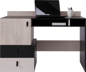 Письменный стол Planet 09, черный/коричневый цена и информация | Компьютерные, письменные столы | kaup24.ee
