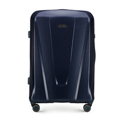 Большой чемодан Wittchen 90л, L, темно-синий цена и информация | Чемоданы, дорожные сумки | kaup24.ee