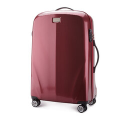 Большой чемодан Wittchen 95л, L, бордовый цена и информация | Чемоданы, дорожные сумки | kaup24.ee