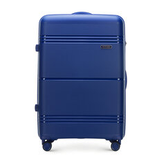 Большой чемодан Wittchen 97л, L, темно-синий цена и информация | Чемоданы, дорожные сумки | kaup24.ee