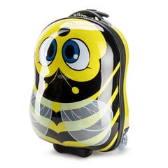Детский чемодан Wittchen, черно-желтый цена и информация | Чемоданы, дорожные сумки | kaup24.ee