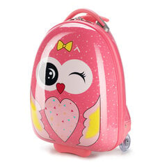 Детский чемодан Wittchen,розовый цена и информация | Чемоданы, дорожные сумки | kaup24.ee