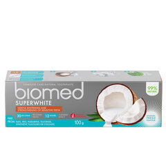 Отбеливающая зубная паста Biomed Superwhite Coconut 100 г цена и информация | Для ухода за зубами | kaup24.ee